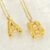 Letter necklace style8 A-Z